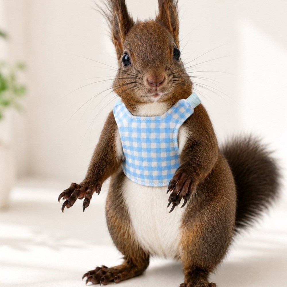 Plaid Ferret Escape-Proof Harn - D Ring Strap recension och pris