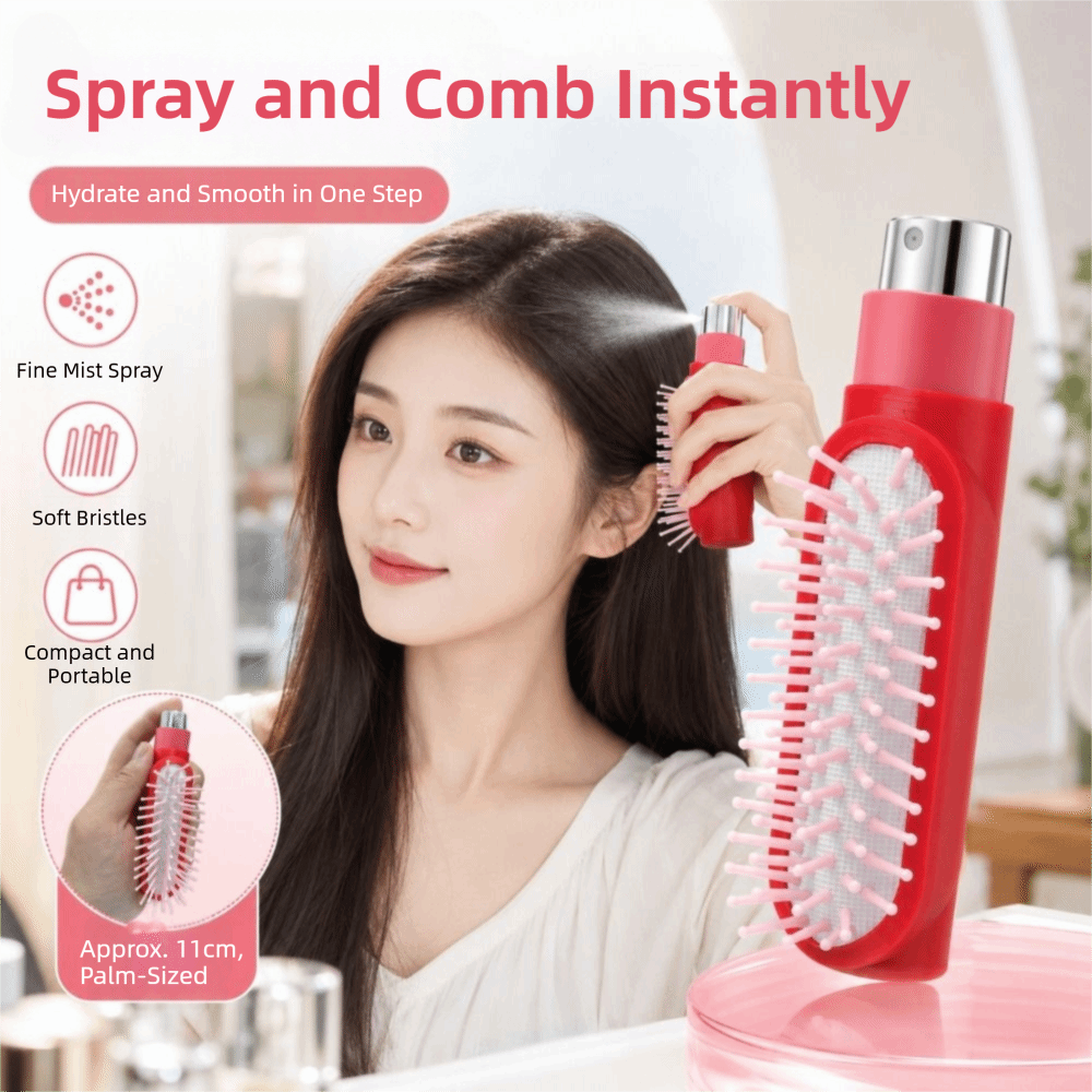 Refillable Spray Massage Comb  - Hair Spray Color recension och pris