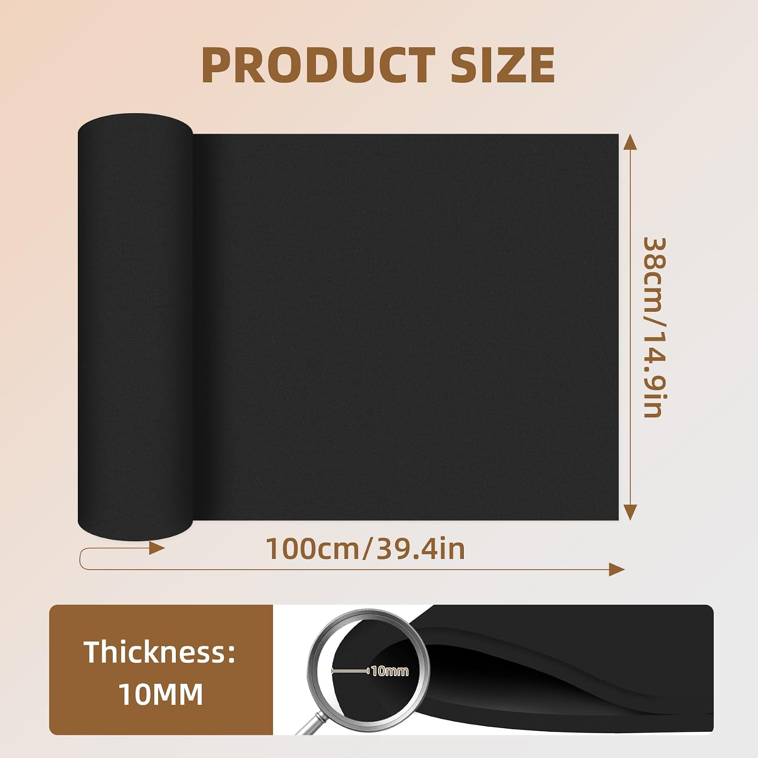 1mm2mm/3mm/5mm/10mm EVA Foam S - Cosplay Prop Foam Board recension och pris