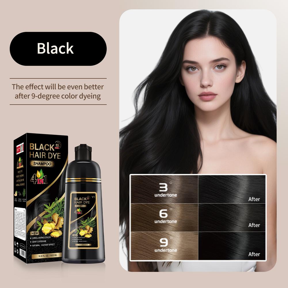 Dark Brown Hair Dye Shampoo, M - Hair Spray Color recension och pris