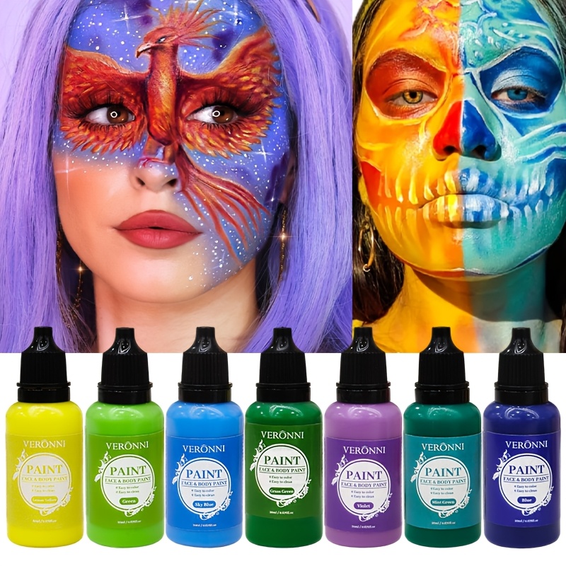 2 Bottles Black & White Face P - Cosplay Prop Paint recension och pris