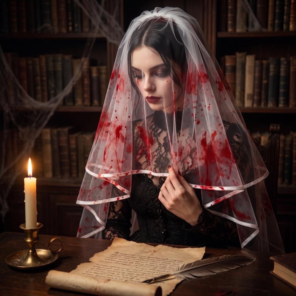 Easy to Wear Hair Comb Veil Gh - Easy Cosplay Prop recension och pris